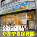 ドラッグストアのアカカベが運営する企業主導型保育園【かがやき保育園京橋】